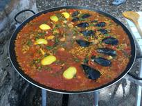 Výlet s grilováním - paella