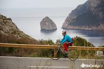 Naši klienti v prvním sedle nad Port de Pollenca